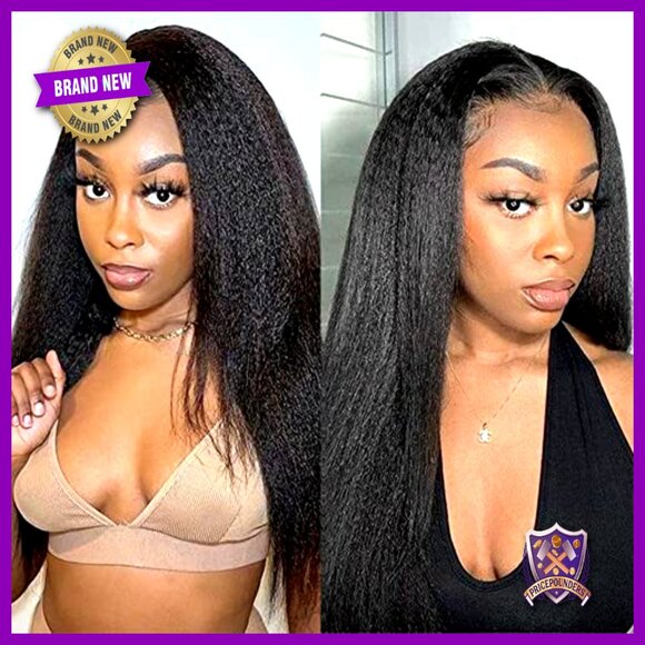 26 28 30 Inch Kinky Straight Human Hair Bundles 3pcs Virgin Hair main image 2